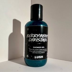 Lush Berry Berry Christmas Shiwer Gel 3.3oz NEW